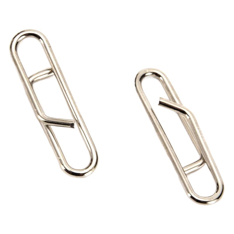 Cross-border stainless steel inner buckle oval pin alloy fishing swivel connector fishing gear eight ring Accessories Wholesale