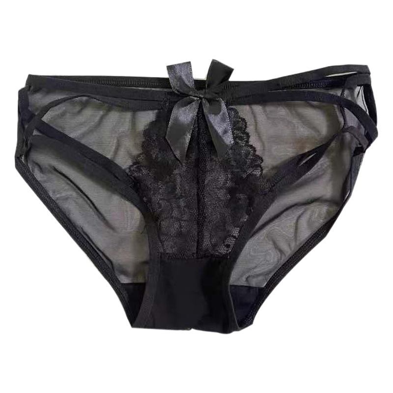 Interwoven Lingering * Japanese Style Lace Underwear Women's Sexy Hot Hollow Bow Breathable Comfortable Ladies Briefs