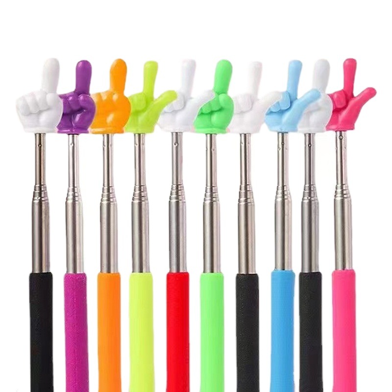 Telescopic rod baton teacher teaching finger reading stick class reading home teaching stick teaching whip small hand finger teaching stick