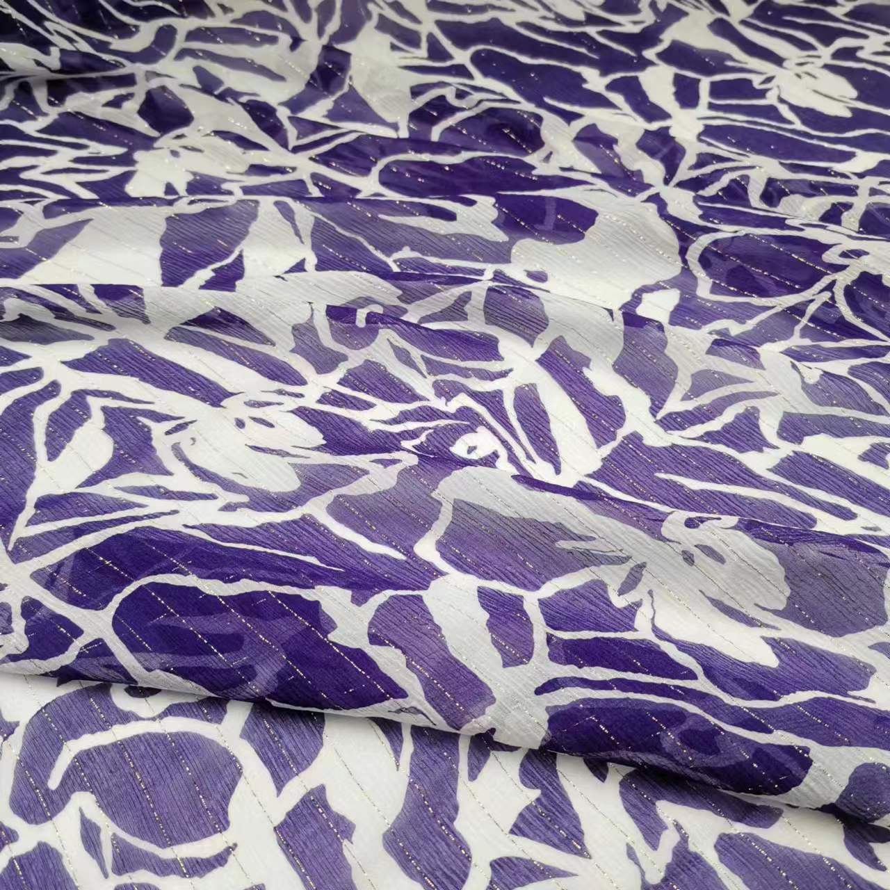 Picture of 10mm Gold Thread Silk Smooth Shirt Skirt Wide Fabric
