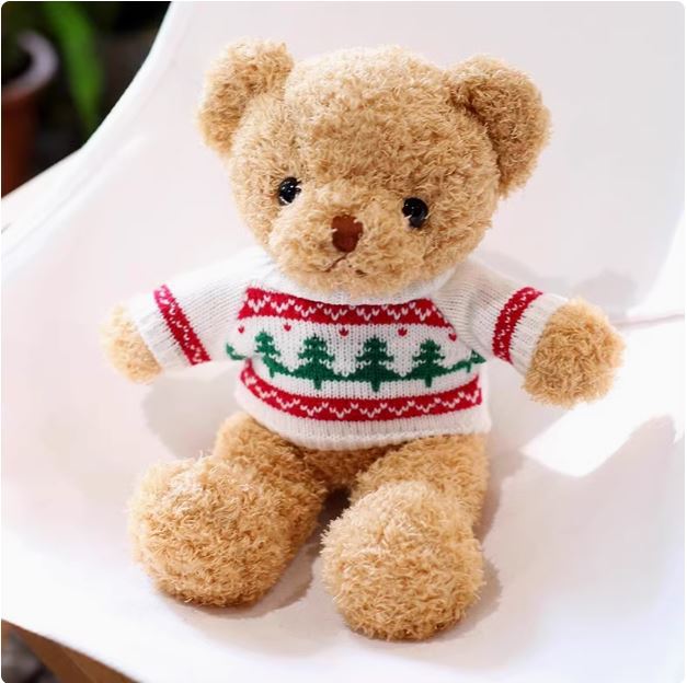 Picture of Sweater Teddy Bear Hug Bear Doll Plush Toy Bear Pillow Doll Wedding Gift Cute
