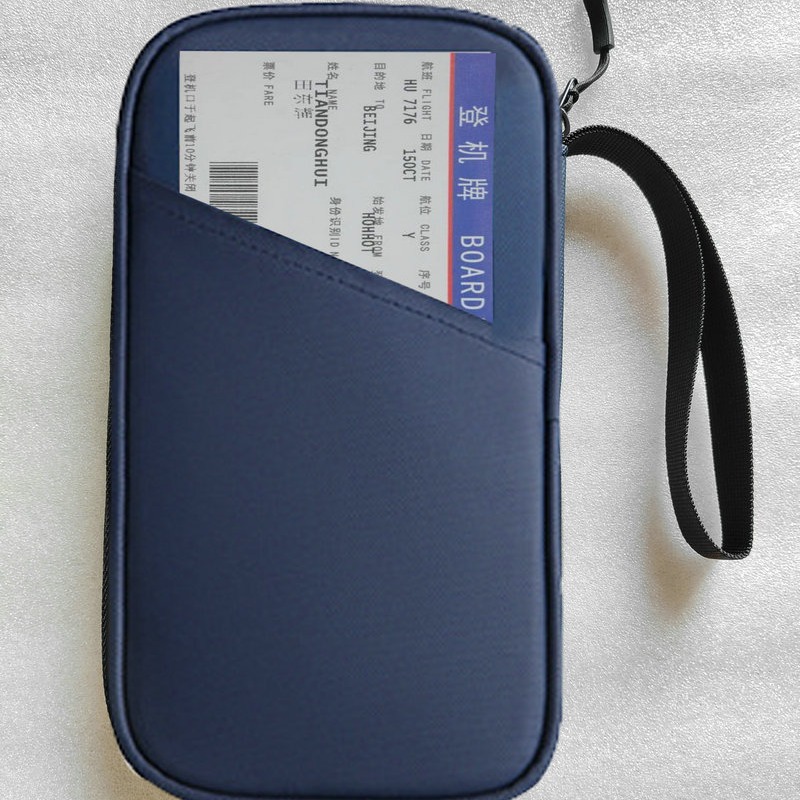 Picture of Multifunctional Passport Bag, Travel Passport Holder, Anti-Theft Card Holder, Travel Document Cosmetics Bag, Rfid Anti-Theft Brush