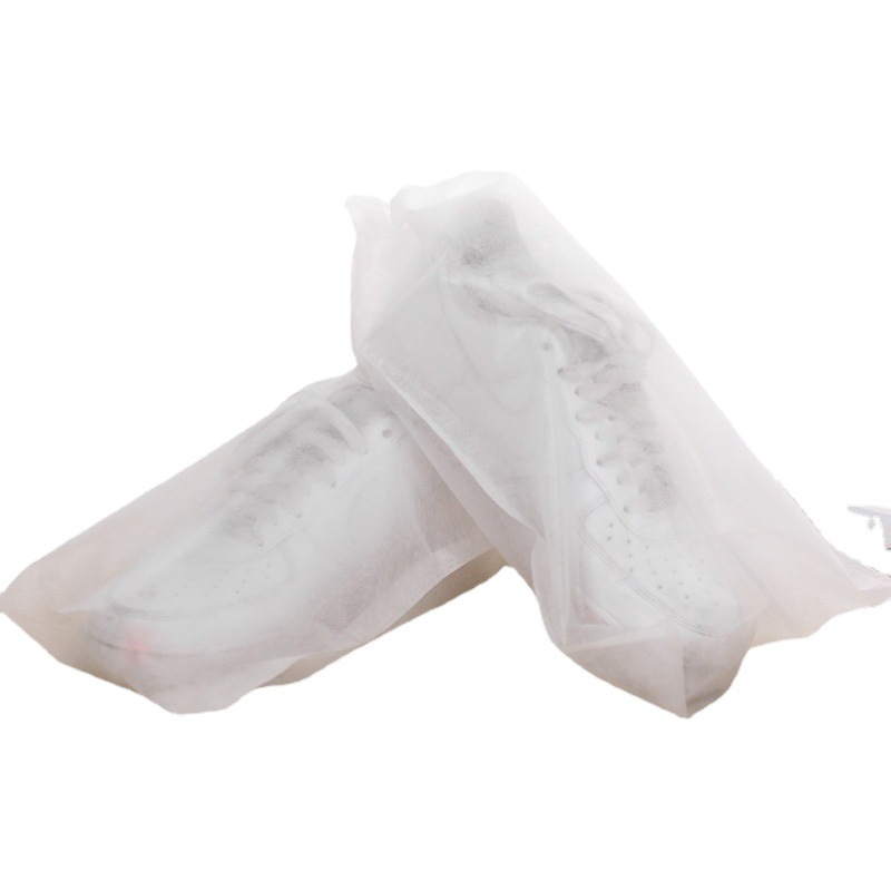 Spot Non-woven Shoe Bag Air Washing Shoe Bag Bundle Pull Rope Dust Cover Small White Shoes Sunscreen Yellow Fashion Storage Bag