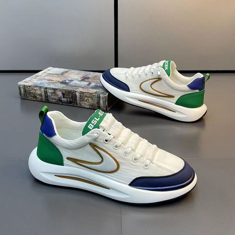 Couple Spring and Summer New Breathable Ice Silk Mesh Shoes Fashionable All-match Torre Shoes Soft-soled Sports Casual Forrest Gump Shoes