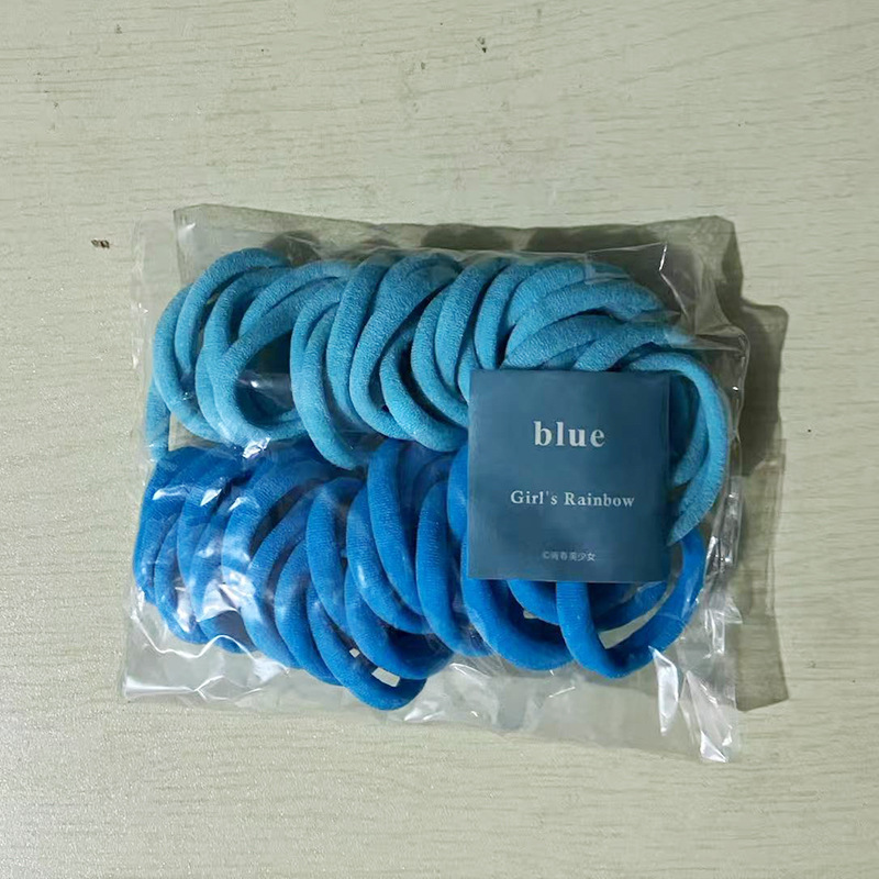 Picture of Single Wholesale Black Headband Hair Tie for Women Korean Style High Elasticity Does Not Hurt Hair Rubber Band High Ponytail Baby Hair Accessories