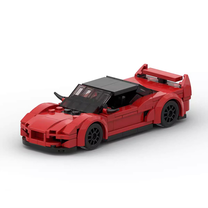 Domestic Building blocks MOC compatible with Lego car model Honda NSX boy assembled toy speed8 grid car suit
