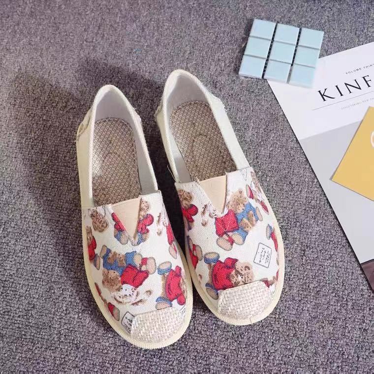 Picture of Spring New Style Old Beijing Cloth Shoes Women's Soft-Soled Lazy Shoes Canvas Foreign Trade Shoes Fisherman's Shoes Korean Version Versatile