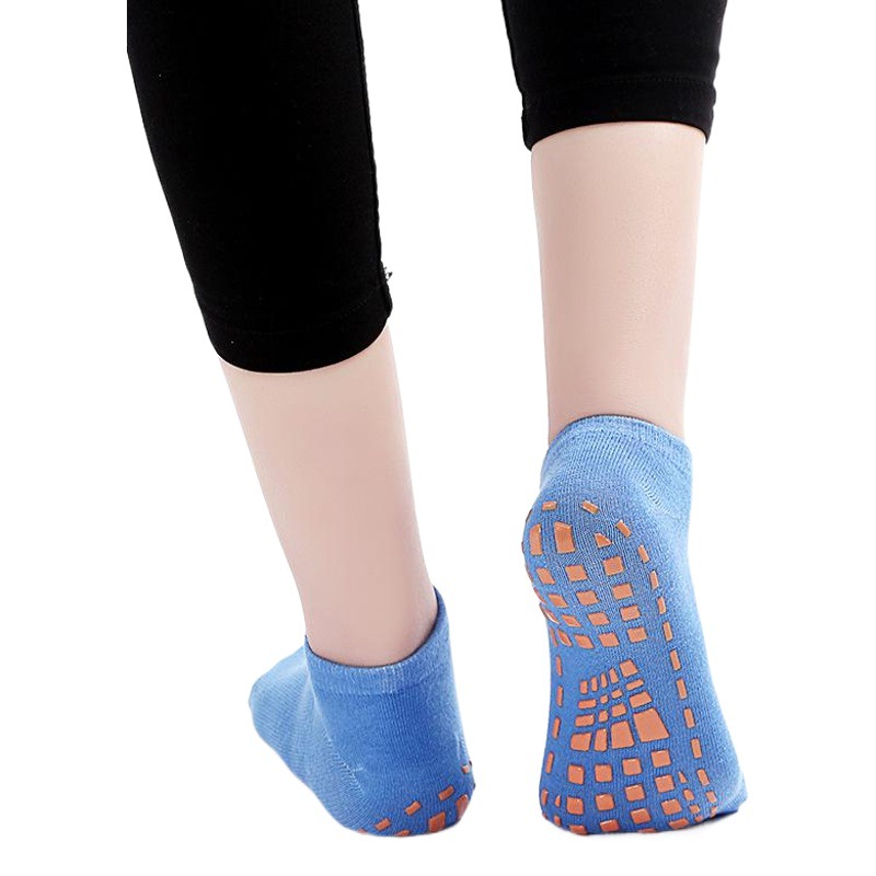 Spring and Autumn thin floor socks adult socks indoor silicone non-slip bottom children's early education trampoline socks men's factory wholesale