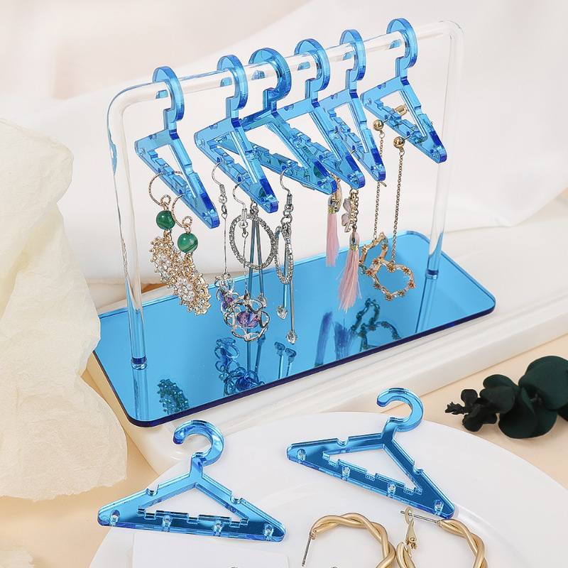 Picture of Cross-border Hanging Personalized Earring Holder Acrylic Costume Frame Earrings Storage Display Rack