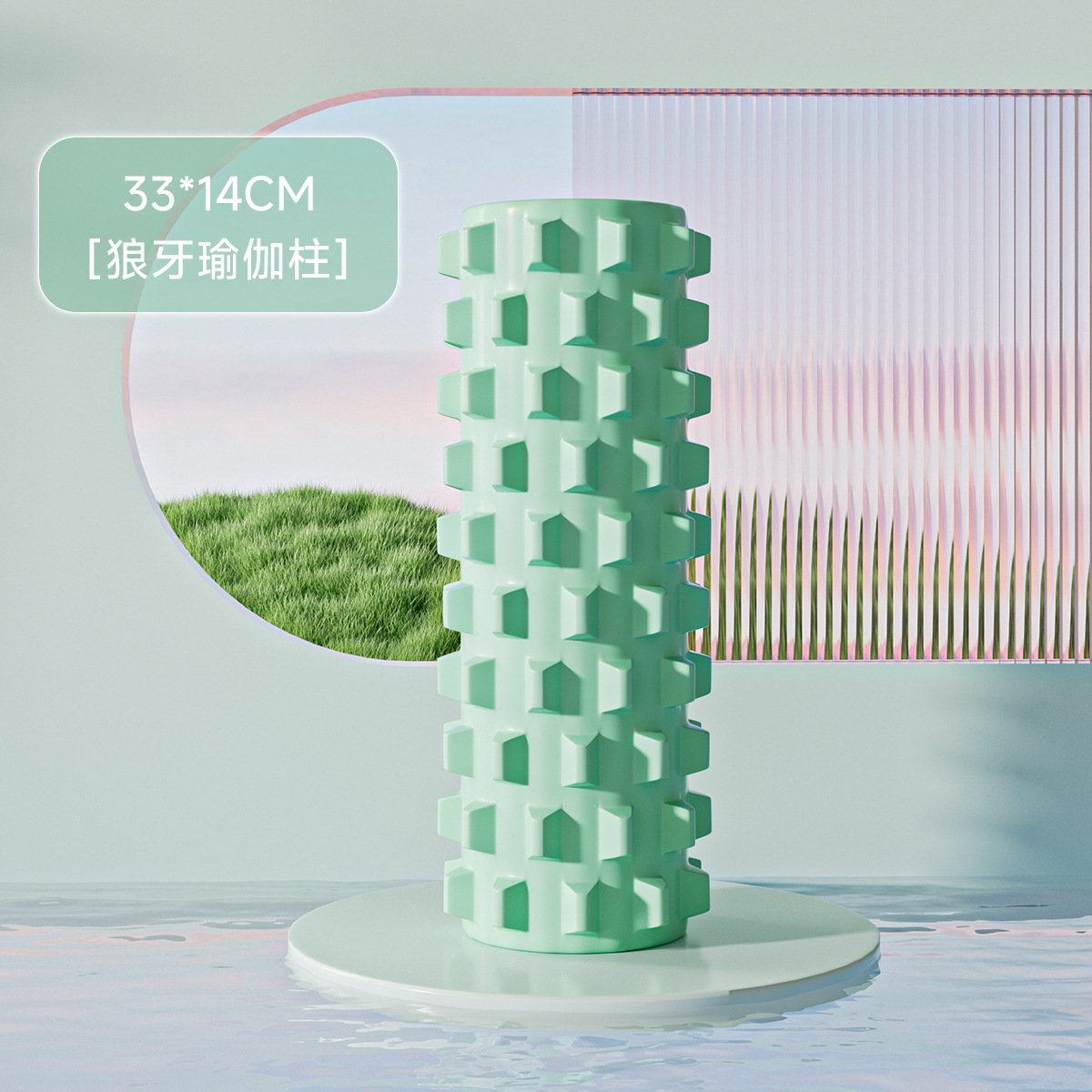 Picture of Foam shaft roller mace yoga supplies foam shaft muscle relaxation roller shaft stovepipe massage shaft yoga column