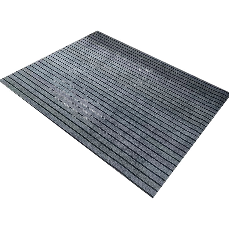 A generation of hair seven striped carpet floor mat entrance door home kitchen floor mat absorbent stain-resistant toilet can be cut