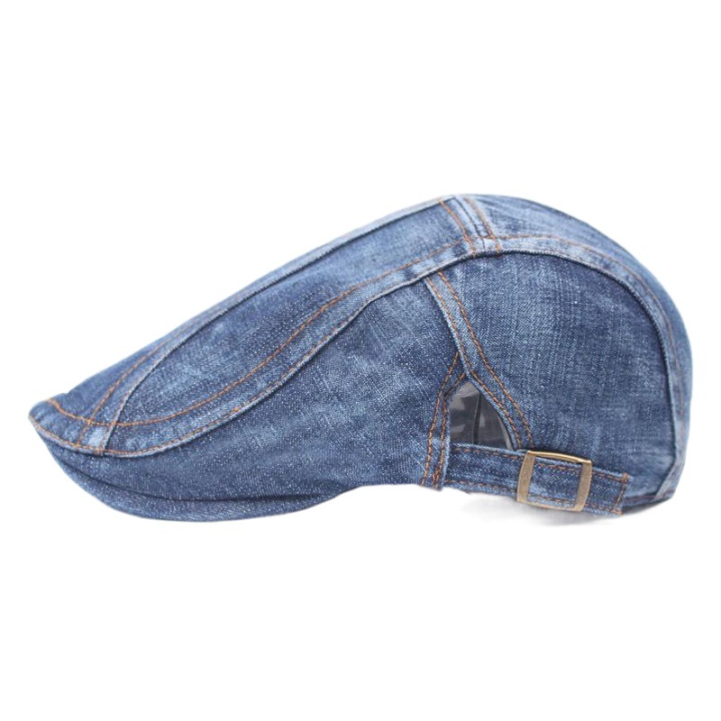 Denim Beret Men's Cap Vintage Casual Hat Wholesale Spring and Autumn Forward Hat Women's Hat