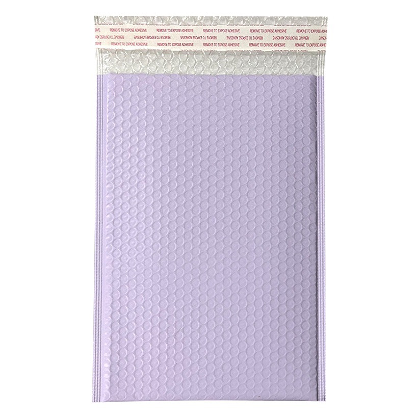 Purple co-extruded film Bubble Bag gift bag wholesale candy color clothing jewelry bag express bag manufacturer