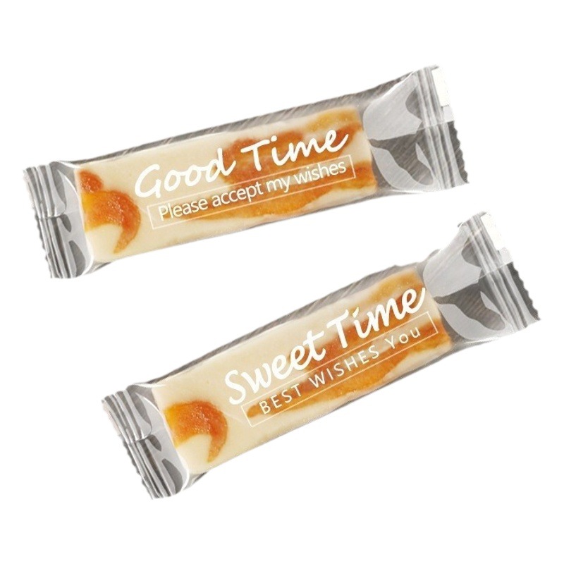 Transparent Mango Strawberry Milk Cake Love Packaging Bag Baking Handmade Nougat Machine Seal Bag Factory Spot Wholesale