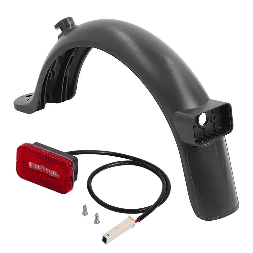 Rear Mudguard Kit for Xiaomi 3 Lite Electric Scooter Rear Mudguard with Taillight Set