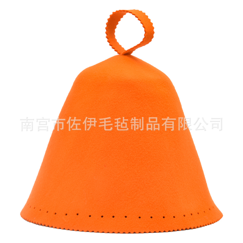 Picture of High-end cross-border felt sauna cap hot spring bath felt sauna cap integrated pressure European wool sauna cap