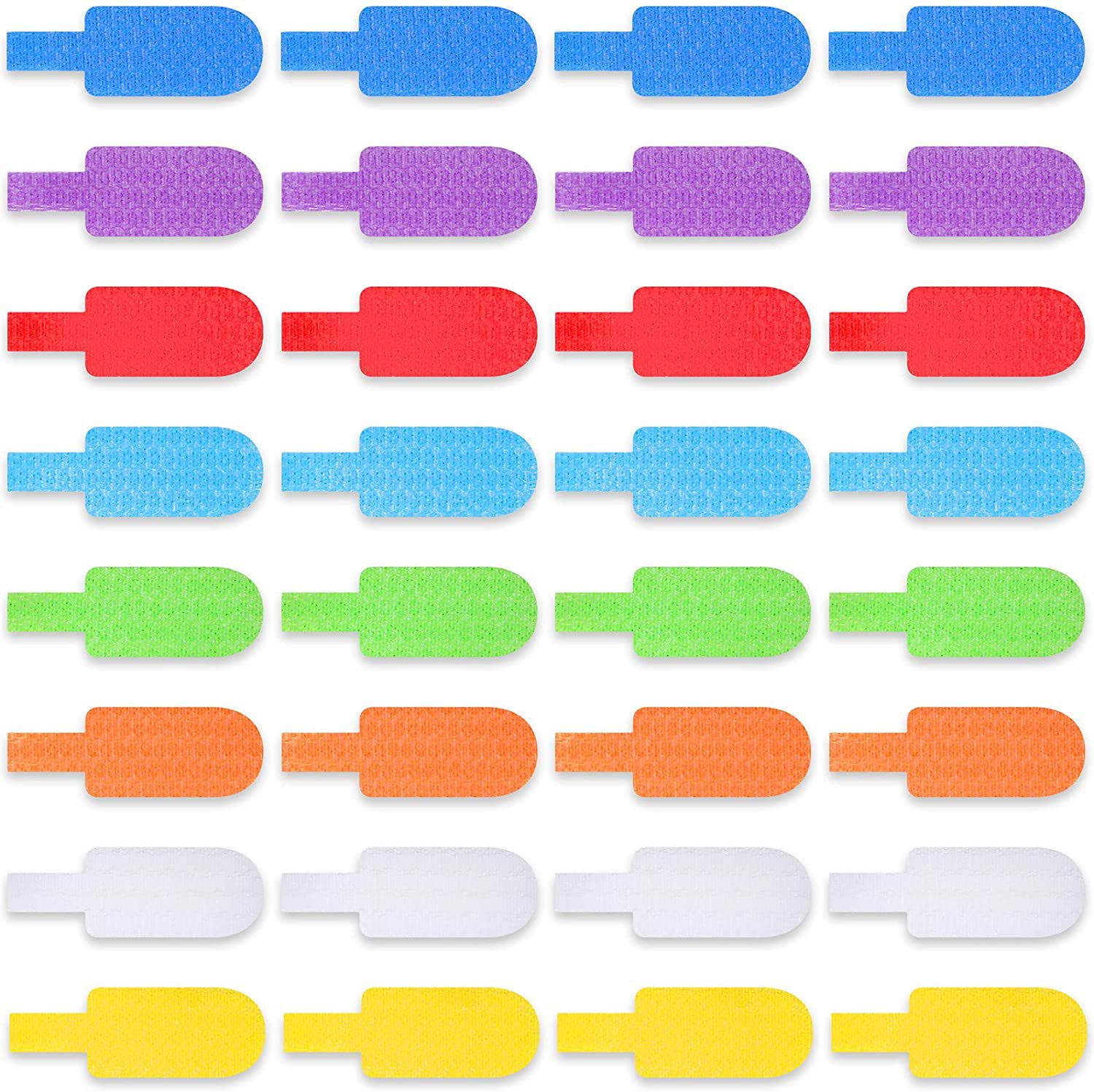 Picture of Cross-border hot sale storage cable label 50 pack can be written in wire label management and sorting cable tie