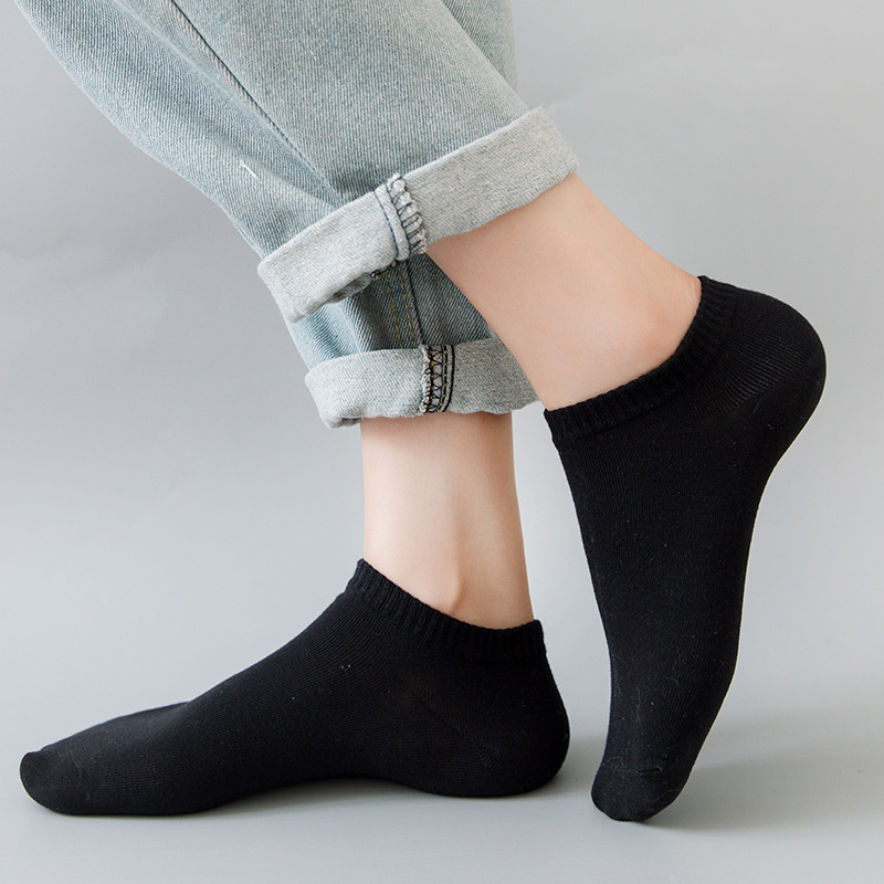 Picture of Four Seasons Men's Socks Women's Socks Unisex Socks Thin Women's Boat Socks Invisible Short Disposable Socks