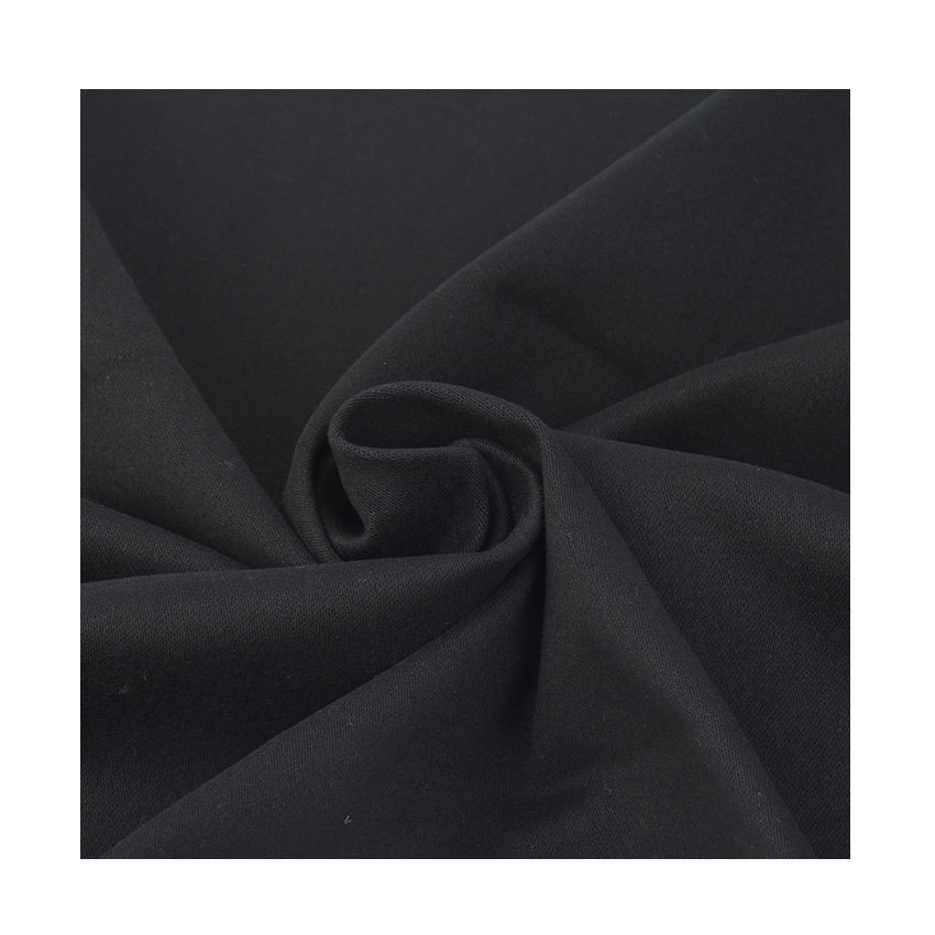Cotton polyester stretch fabric 70D satin front sanding back sanding pants sanding four-sided elastic fashion cloth
