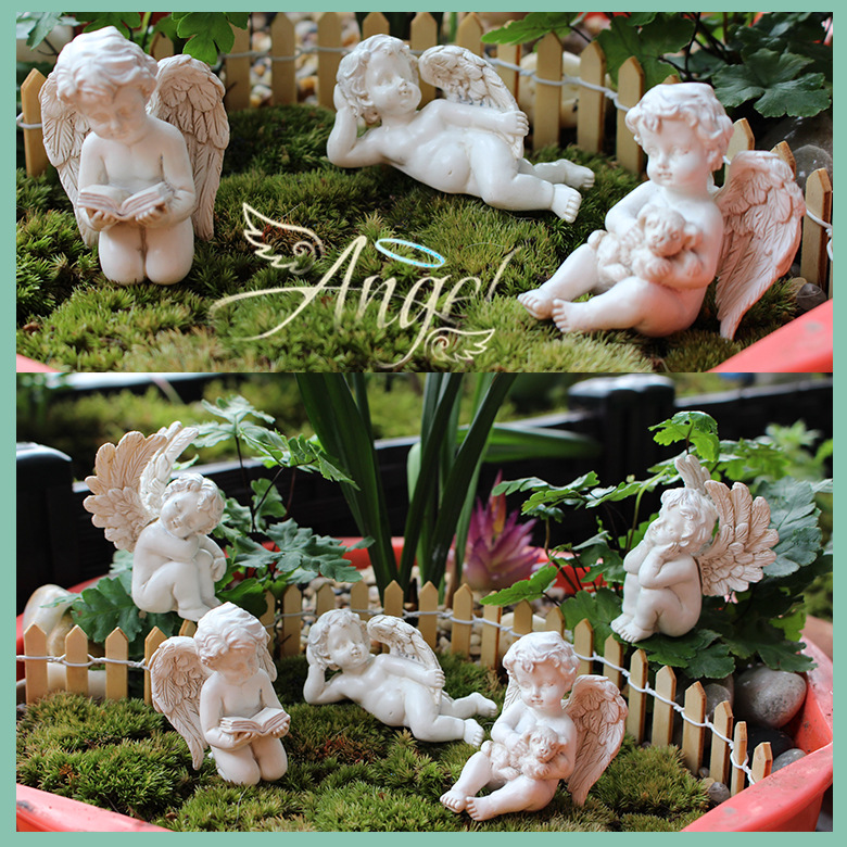 New cross-border e-commerce resin crafts angel ornaments garden outdoor courtyard decoration resin angel ornaments
