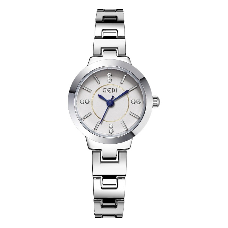 Goldie GEDI Exquisite Diamond Student Watch Wholesale Waterproof Small Temperament Alloy Bracelet Watch Women's Quartz Watch