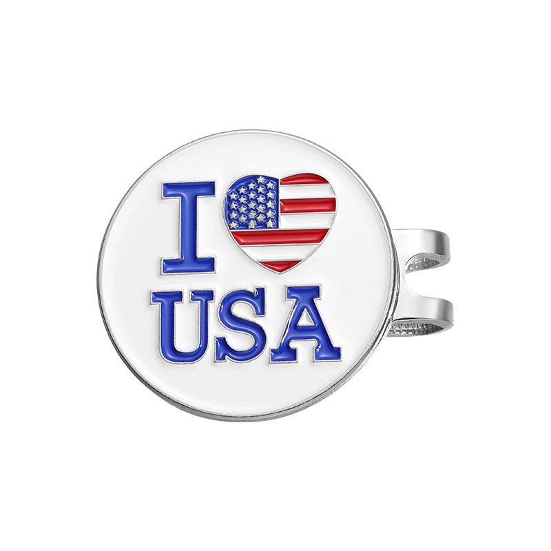 Picture of Golf cap clip magnetic ball mark metal mark cross-border hot sale
