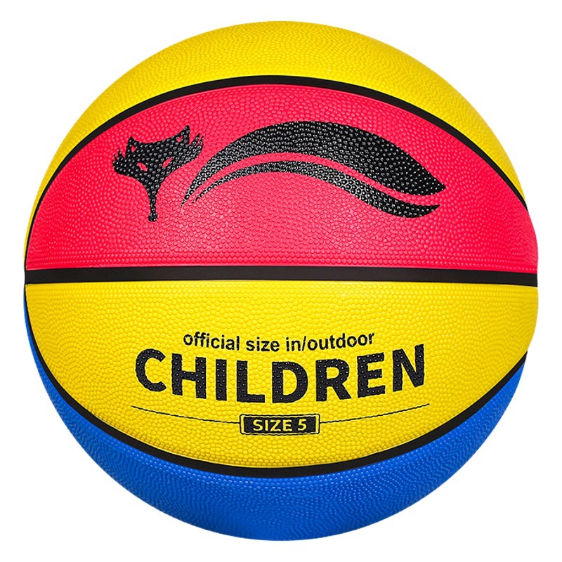 Children's Basketball No.4 Kindergarten Primary School Training Special No.5 Outdoor Rubber Blue Ball logo Wholesale Engraving