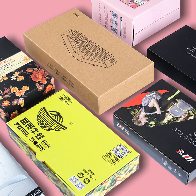 Factory professional wholesale color printing carton spot durable carton packaging carton wholesale large favorably