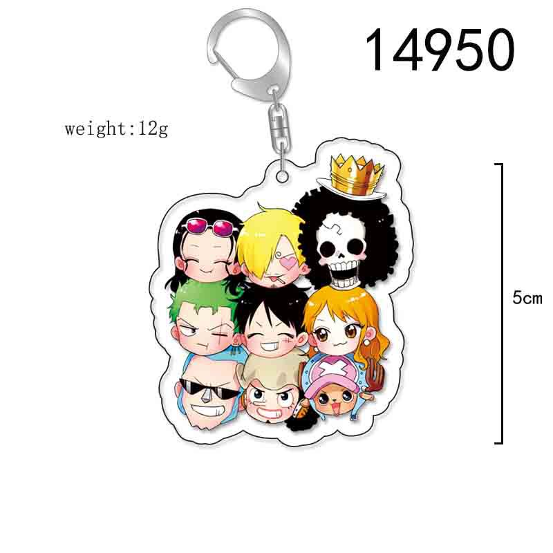 Picture of Cartoon hang one piece peripheral acrylic keychain pendant lufeiqiao barosolon esanzhi Sabo