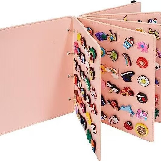Picture of Cross-border New Felt Badge Storage Book Hole Shoes Buckle Storage Bag Display Stand Removable Jewelry Display Board