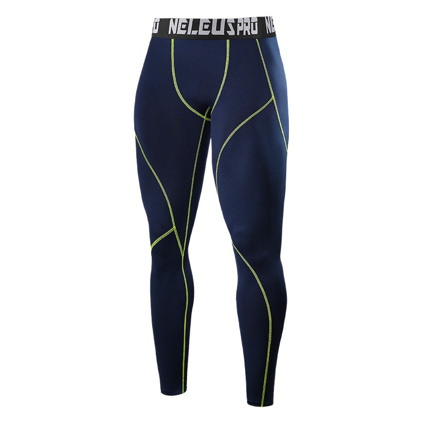 Fitness Trousers Men's Basketball Tight Pants Sports Training Quick-drying High Elastic Compression Leggings Running Track and Field Breathable