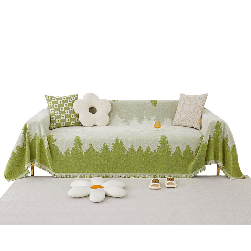 Picture of Advanced Sense Sofa Towel Sofa Cover Cloth Towel Four Seasons Universal Anti-cat Grab Gradient Sofa Cover Sofa Cushion Cover Blanket