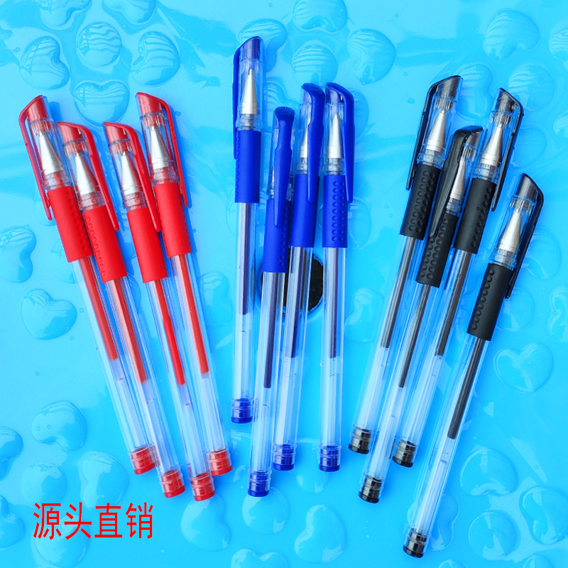 Picture of European Standard Gel Pen 0.5mm Bullet Needle Pen Ballpoint Pen Carbon Water Pen Signature Pen Office Examination Pen