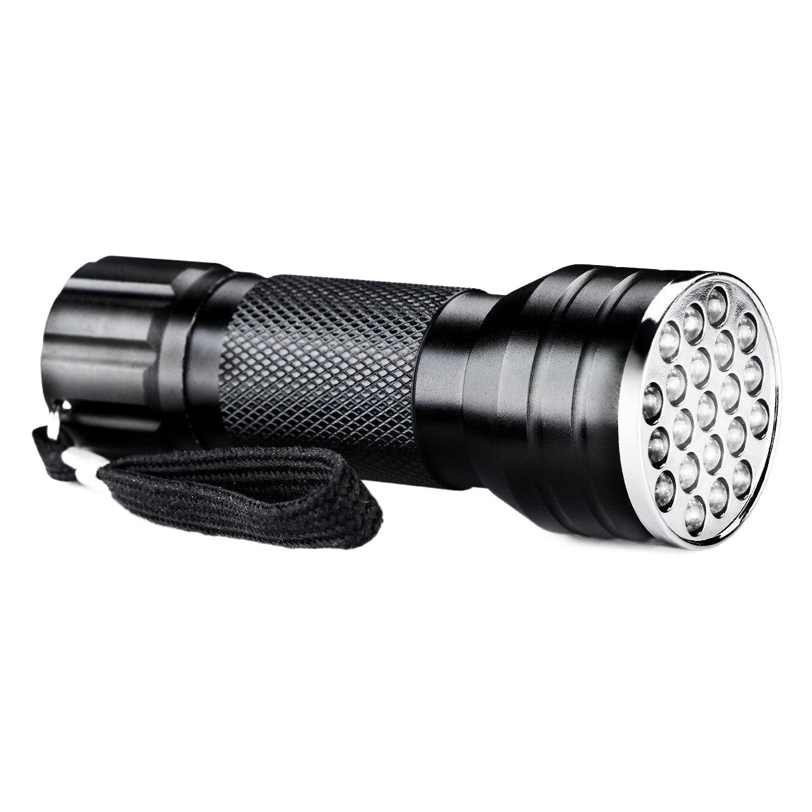 Cross-Border 21Led Purple Light Uv Flashlight Scorpion Uv Detection Dry Banknote Detection Flashlight Manufacturer Supply