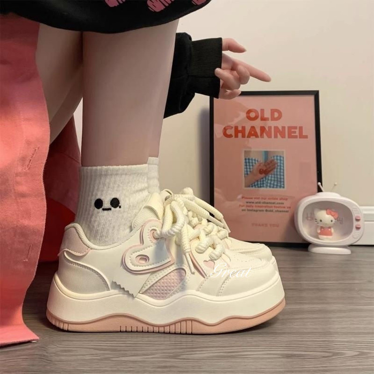 Shoes for Women 2025 Autumn New Hot Style Retro Casual Original Niche College Style Sneakers Women's Bread Sneakers