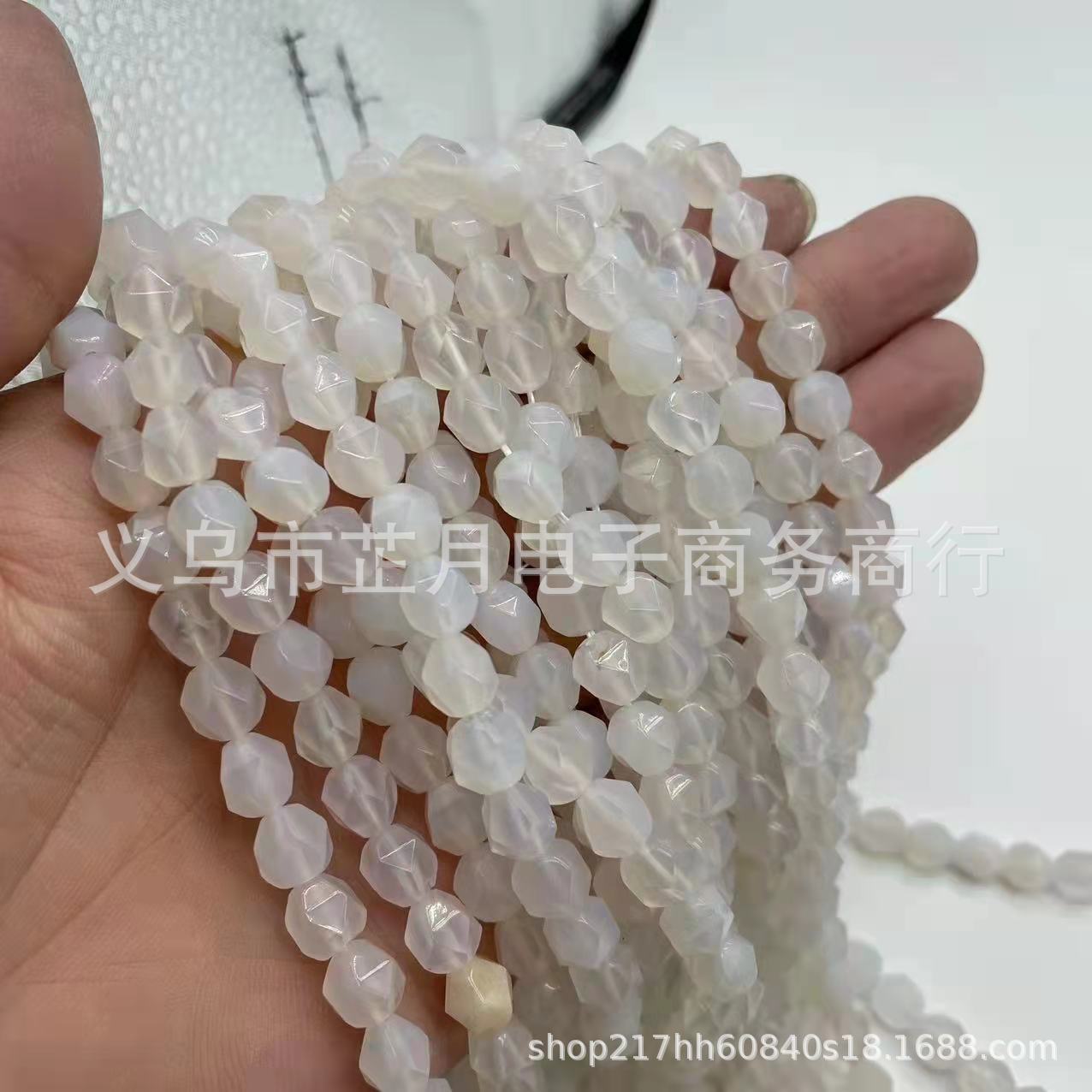 Picture of Factory direct new variety of natural stone diamond cut diy handmade loose beads bracelet jewelry accessories materials
