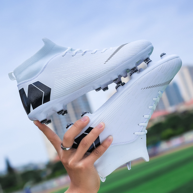 Factory a generation of football shoes AG spikes Boys and Girls High socks student competition sports training shoes wholesale