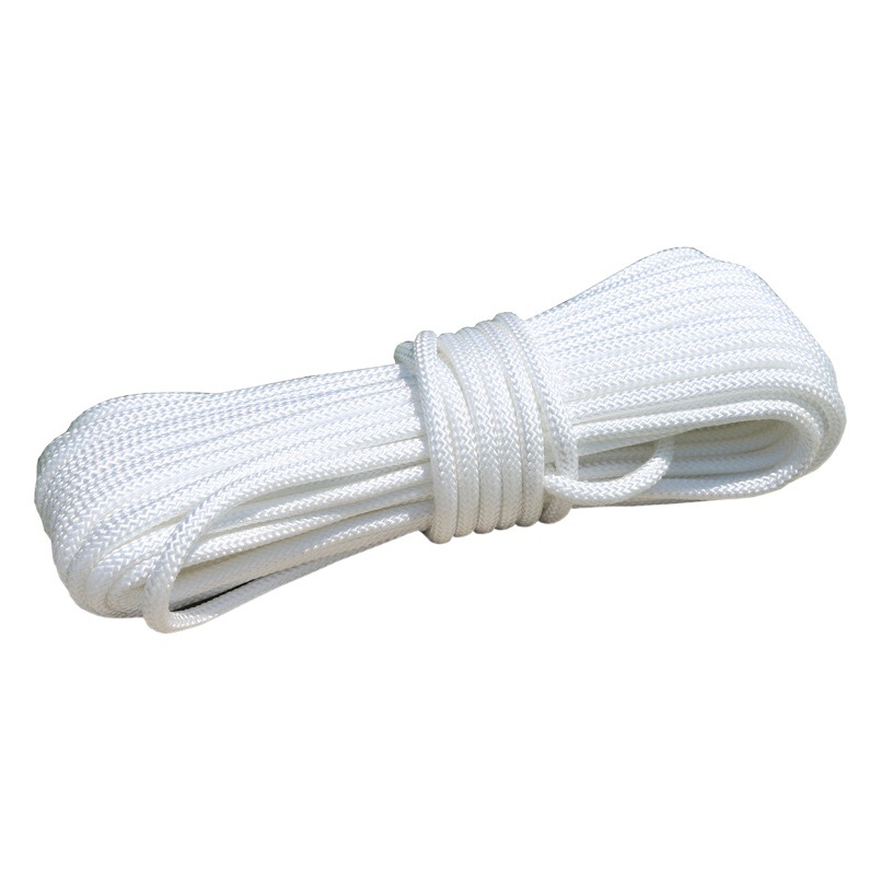 Nylon Rope Braided Rope High Strength Wear-resistant Outdoor Sun-resistant Brake Rope Anti-aging Strapping Rope Tent Rope Safety Rope