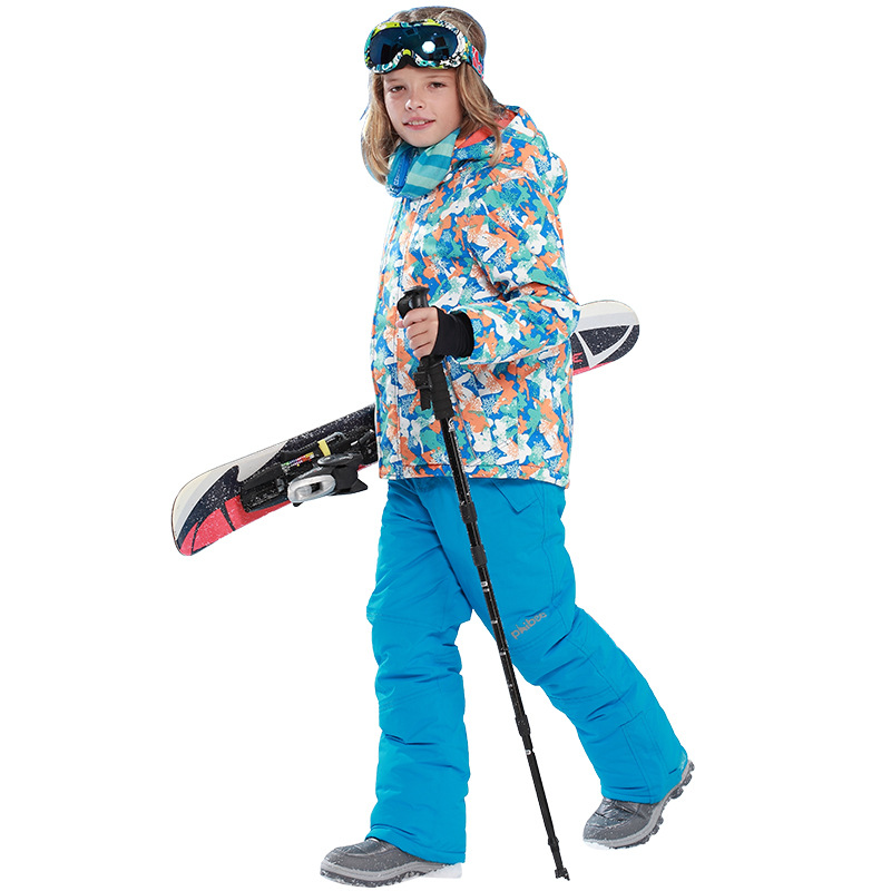 Picture of Cross-border e-commerce Phoebe Elephant Children's Ski Suit Warm Jacket Outdoor Thickened Waterproof for Boys and Girls