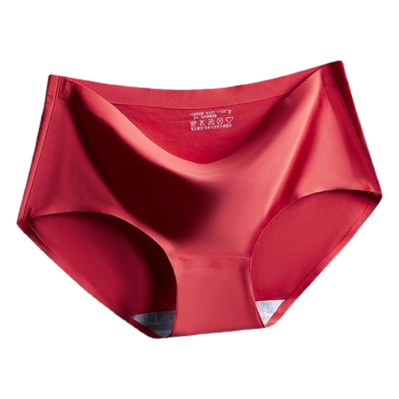 Hot Sale Women's Non-marking Ice Silk Underwear Sports Trousers Quick-drying Breathable 810 Briefs One-piece Hip-lifting High Elastic