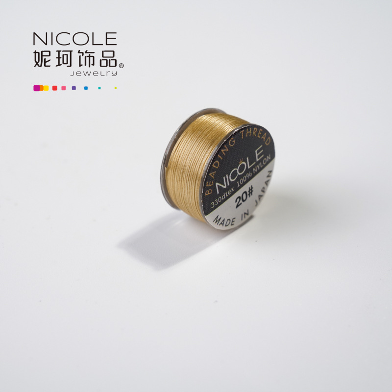 Picture of Japan Imported Nylon Beaded Line Jewelry Braided Line DIY Accessories 46m Beaded Line Bracelet Line