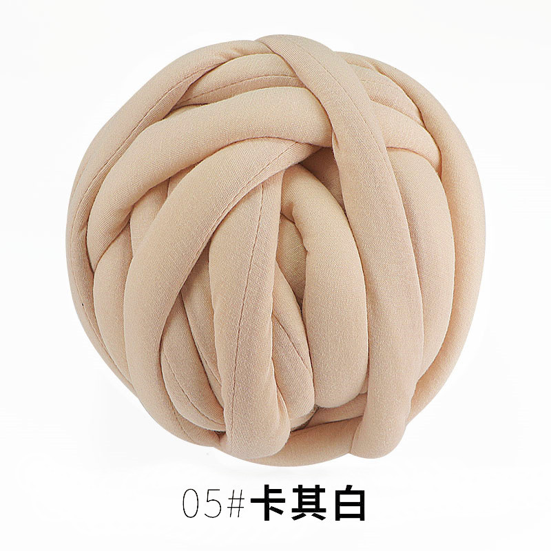 Picture of Heart-filling cotton warm velvet cotton Iceland wool DIY hand-woven hook blanket carpet cover blanket dog kennel cat nest cushion basket basket bag