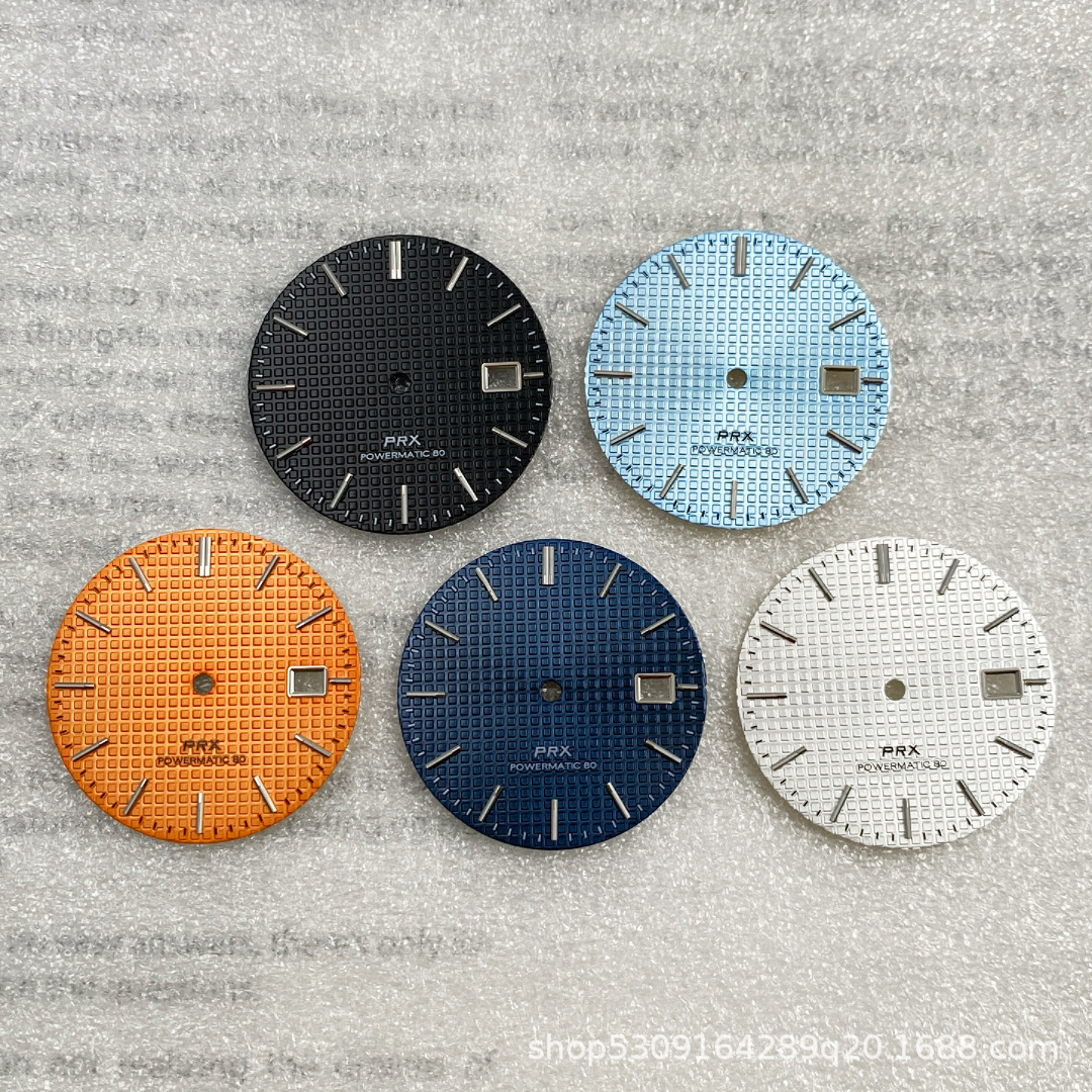NH35 Dial 31.8mm Literally Applicable PRX Super Player Case Strip Nail Green Luminous Surface Watch Accessories
