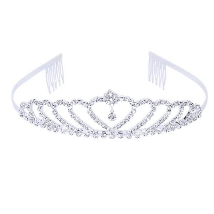 Taobao Children's Crown Headband Princess Rhinestone Hair Accessories Hair Hoop Women's Hair Accessories Hair Clip Headwear