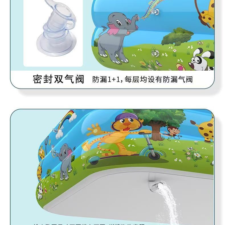 Picture of Cross-border PVC Swimming Pool Children's Household Large Thickened Folding Inflatable Pool 3 m Outdoor Large Family Pool