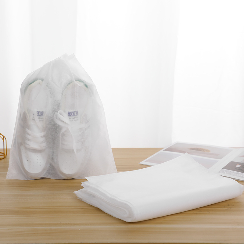 Picture of In stock Sun shoes anti-yellow bag non-woven dust bag non-woven shoe cover bag storage bag white shoes non-woven shoe bag