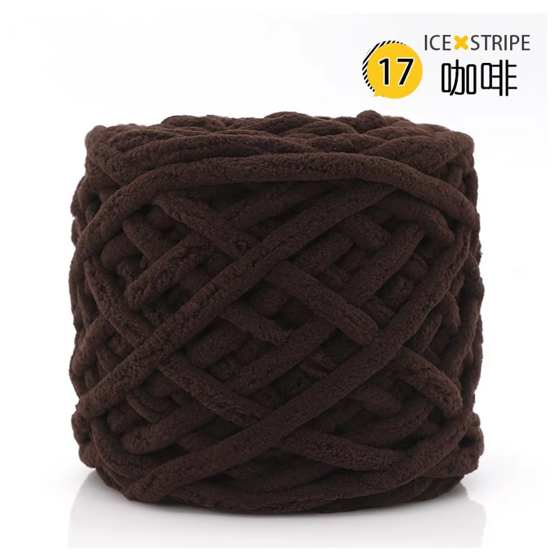 Picture of Ice Strip Thread Single Strand Thick Stick Needle Thread Knitting Blanket Slipper Thread Scarf Hat Scarf Thread Manufacturer Wholesale Worsted