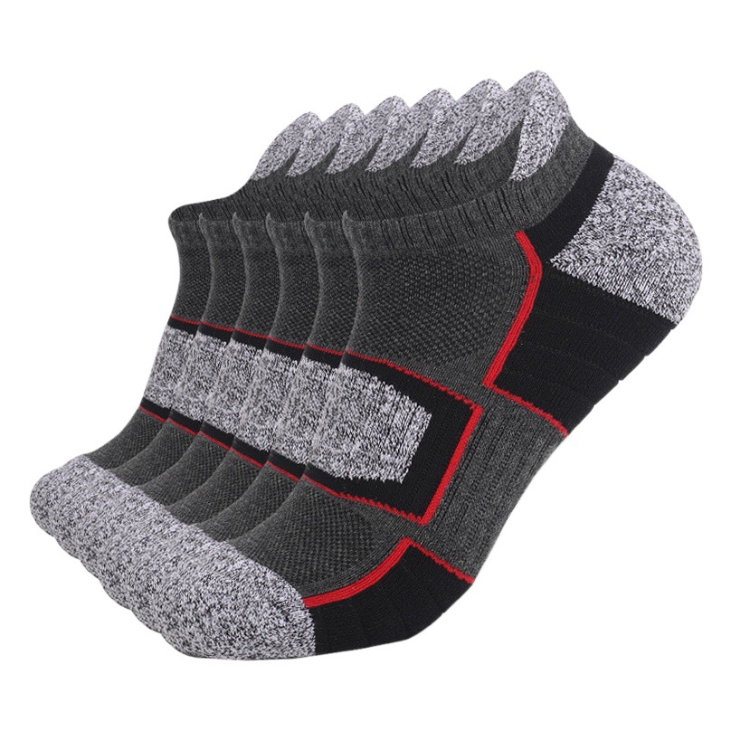 Cross-Border Thickened Towel Bottom Sports Socks Hiking Towel Socks Combed Cotton Boat Socks Women's Yoga Socks Men's Socks Absorb Sweat