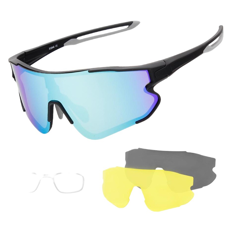 European and American Outdoor Cycling Glasses for Men and Women Running Sports Eye Protection Myopia Anti-Uv Bicycle Polarized Glasses Wholesale
