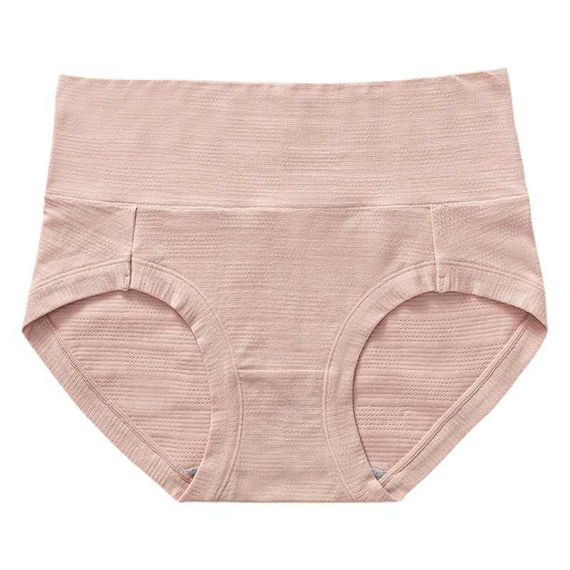 Underwear Women's Cotton High Waist Hip-lifting Abdominal Graphene Bacteriostatic Crotch Skin-friendly Breathable Non-marking Cotton Briefs for Girls